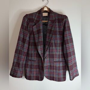 Pendleton Wool Plaid Women's Blazer Jacket in size 12